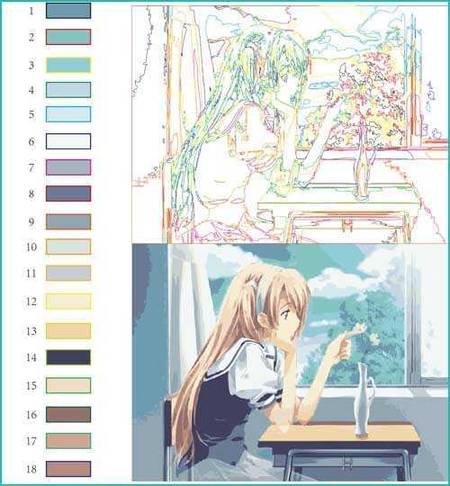 Anime - Paint by Numbers 3.7 Free Download