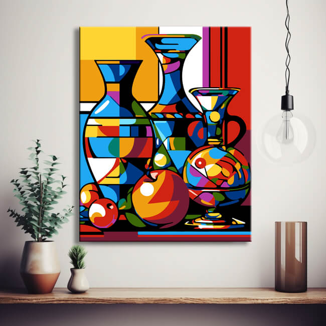 Pop Art Objects - Painting by Numbers
