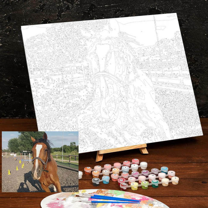 Portraits in Classic Oil Painting Style in Paint by Numbers Kits Portraits in Classic Oil Painting Style in Paint by Numbers Kits
